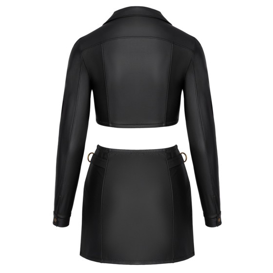 Ensemble top et jupe courte noir - Cottelli PARTY 