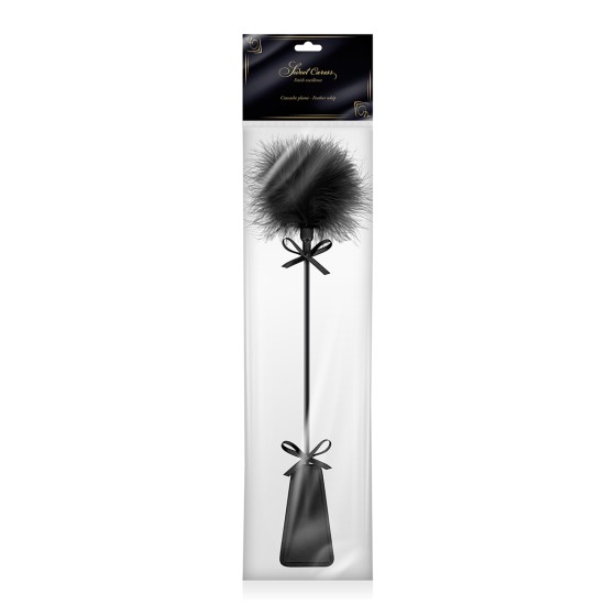 Tapette avec pompon noir - Sweet Caress