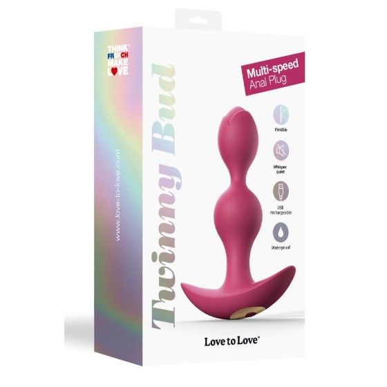 Plug anal vibrant Twinny Bud prune Plug anal vibrant Twinny Bud prune