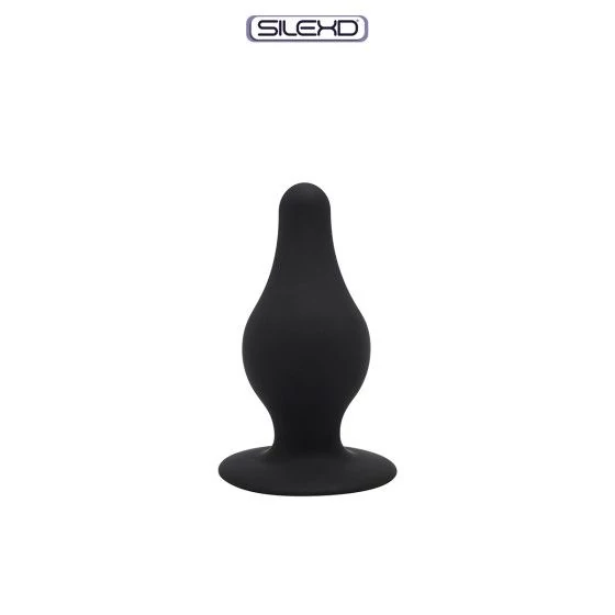 Plug anal The Original Model 2 noir 6,4 cm - SilexD