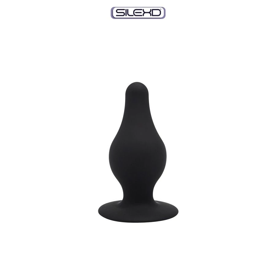 Plug anal The Original Model 2 noir 6,4 cm - SilexD