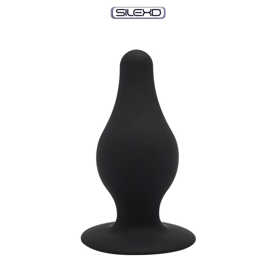 Plug anal The Original Model 2 noir 10,2 cm - SilexD