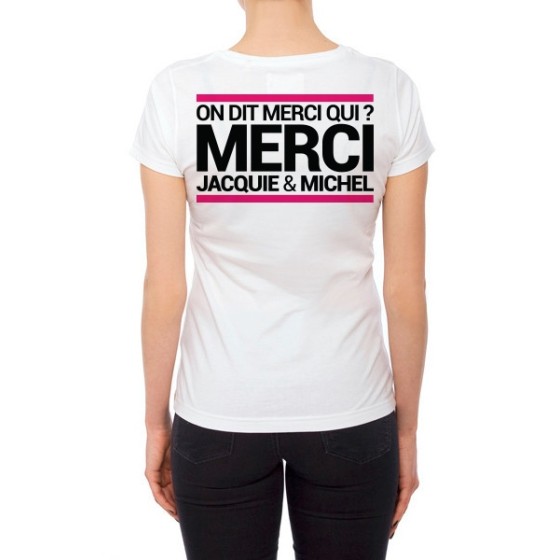 Tee-shirt J&M blanc - spécial femme