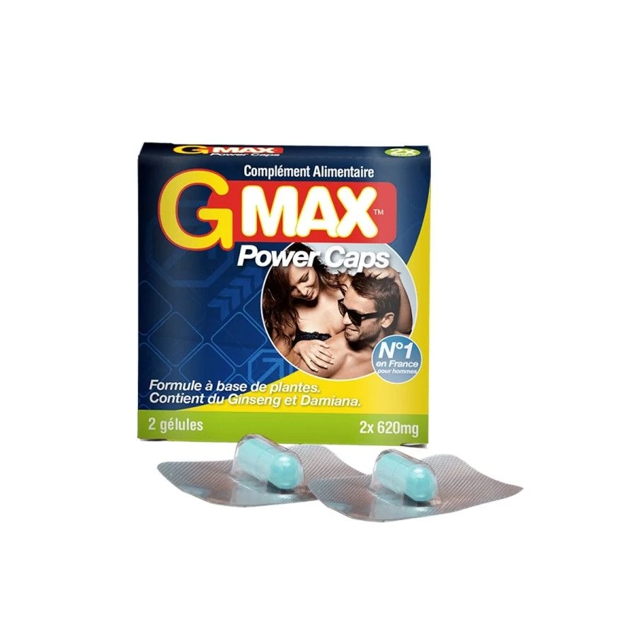 G-Max Power Caps Homme (2 gélules) G-Max Power Caps Homme (2 gélules)