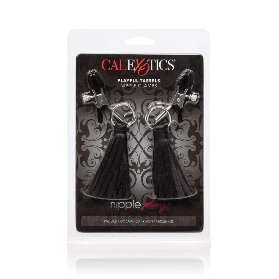 Pinces à tétons avec pompons - Calexotics