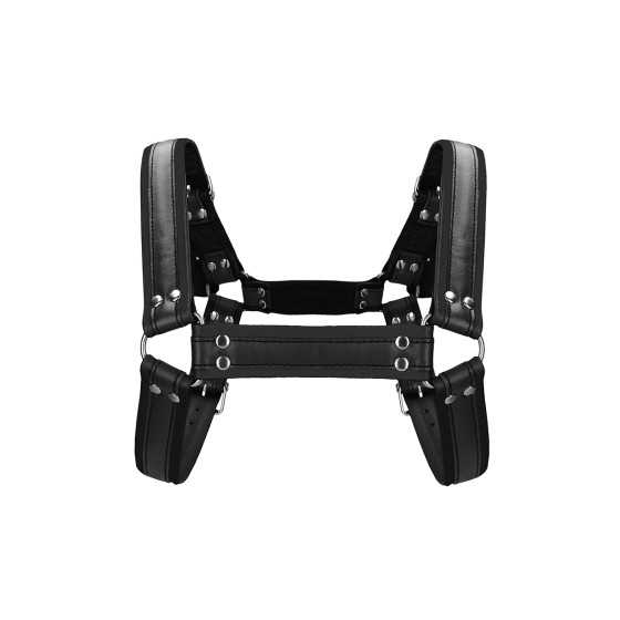 Harnais Buckle Bulldog noir - Ouch! Harnais Buckle Bulldog noir - Ouch!