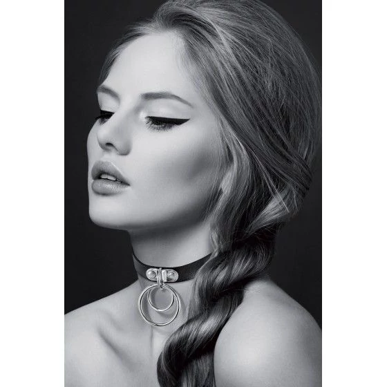 Collier Fetish avec double anneau - Bijoux pour Toi