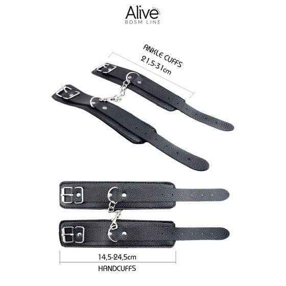 Kit BDSM Secret Desires noir - Alive Kit BDSM Secret Desires noir - Alive