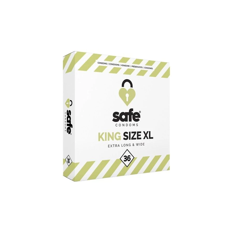 36 préservatifs Safe King Size XL 36 préservatifs Safe King Size XL