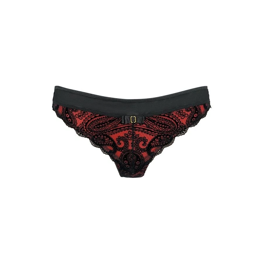 String rouge et noir V-10048 - Axami