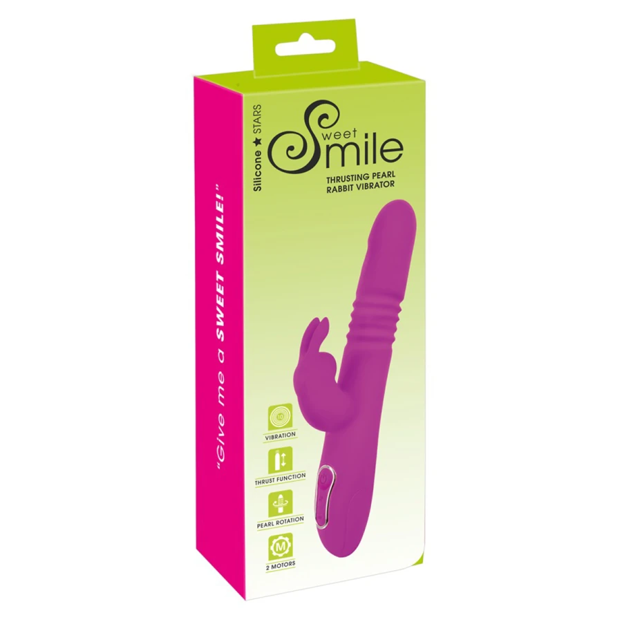Vibro Rabbit Thrusting Pearl - Sweet Smile
