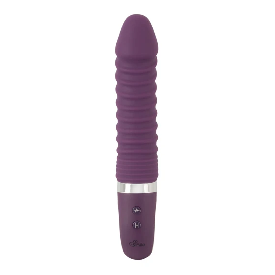 Vibro chauffant rechargeable 23,5 x 4,1 cm - Sweet Smile