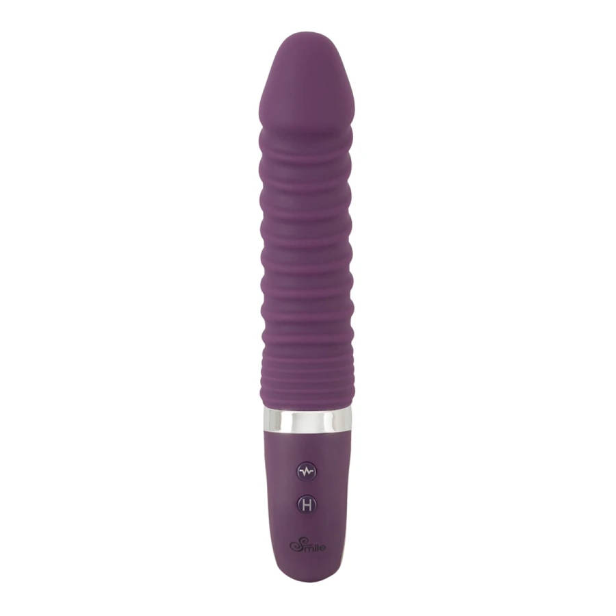 Vibro chauffant rechargeable 23,5 x 4,1 cm - Sweet Smile