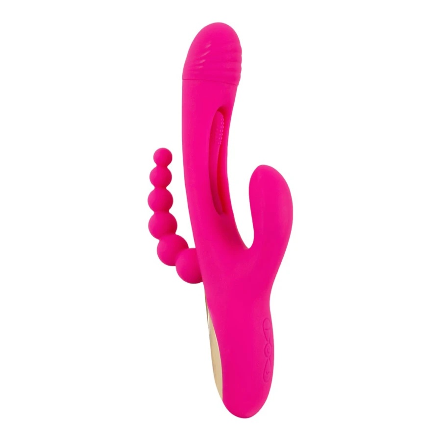 Triple vibro avec langue oscillante - Sweet Smile