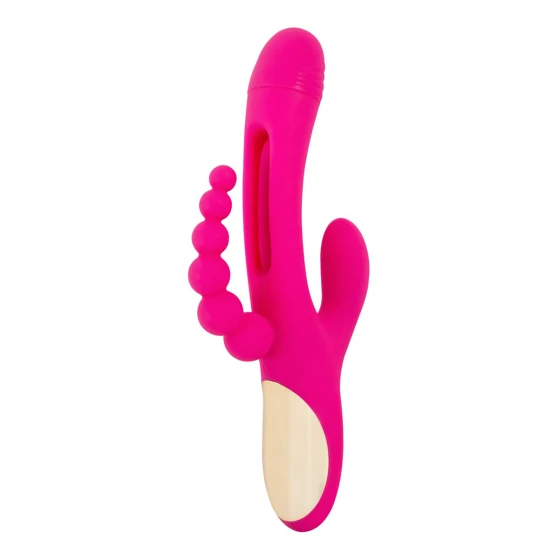 Triple vibro avec langue oscillante - Sweet Smile