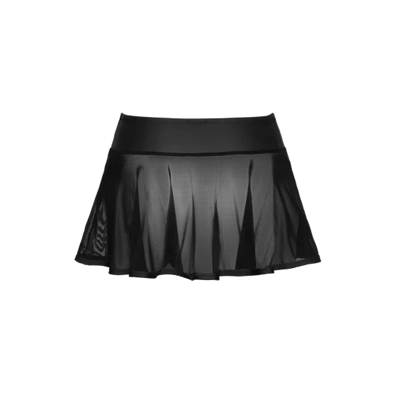 Mini-jupe noire transparente - Cottelli PARTY