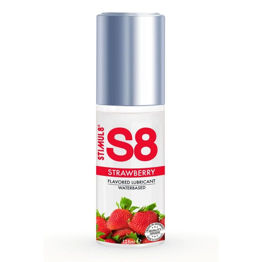 Lubrifiant S8 parfumé fraise 125ml Lubrifiant S8 parfumé fraise 125ml