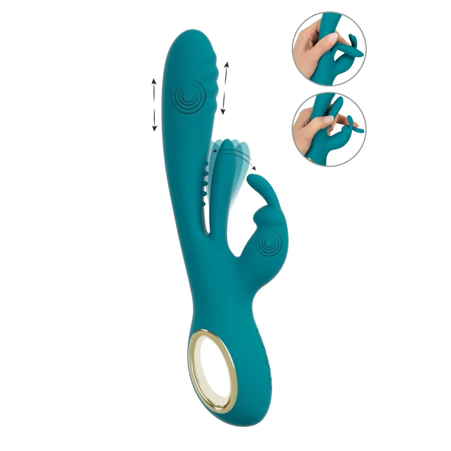 Vibro Rabbit avec va-et-vient et stimulation point G - Sweet Smile