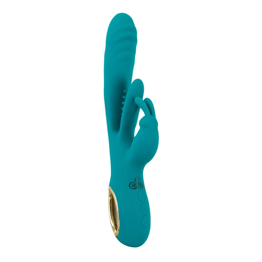 Vibro Rabbit avec va-et-vient et stimulation point G - Sweet Smile