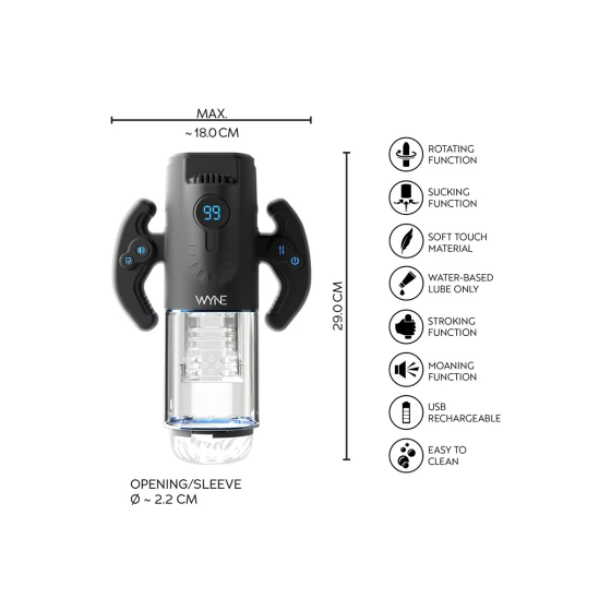 Masturbateur Premium 4 fonctions WYNE n°11
