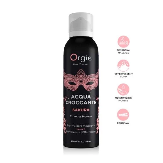 Mousse de massage effervescente Sakura 150ml