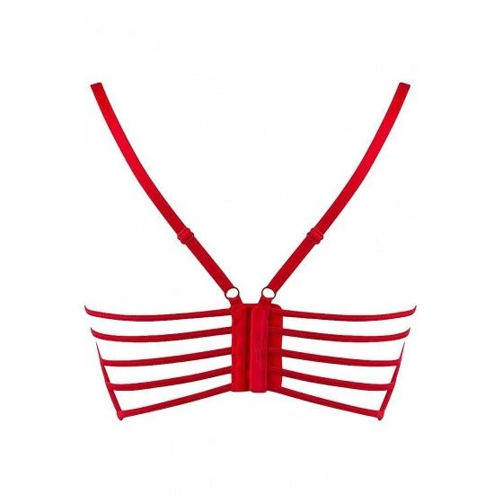 Soutien-gorge dentelle rouge V-9691 - Axami