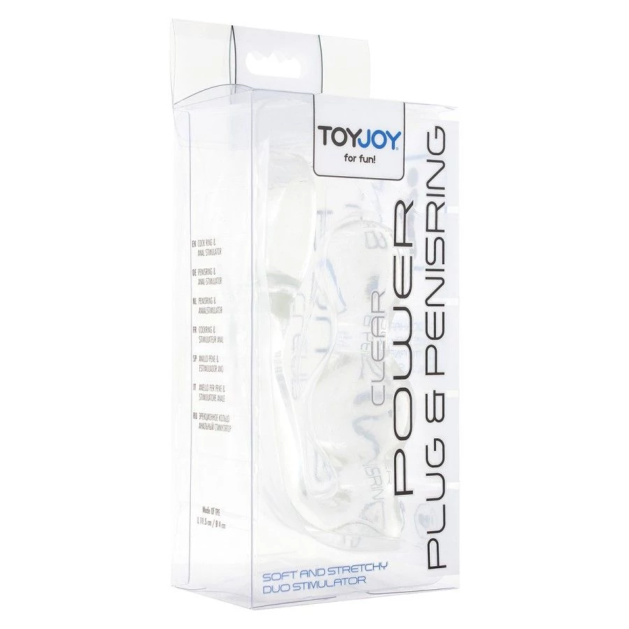 Stimulateur de prostate et cockring transparent