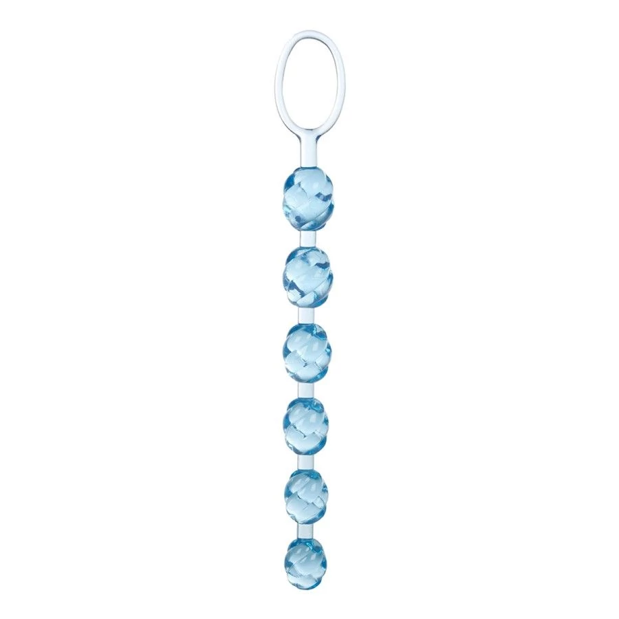 Perles anales CalExotics Swirl bleu Perles anales CalExotics Swirl bleu