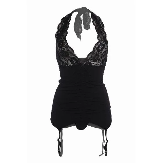 Ensemble guépière et string Catchy Cabaret - Christine