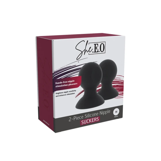 Suceurs de mamelons en silicone taille M - She.E.O