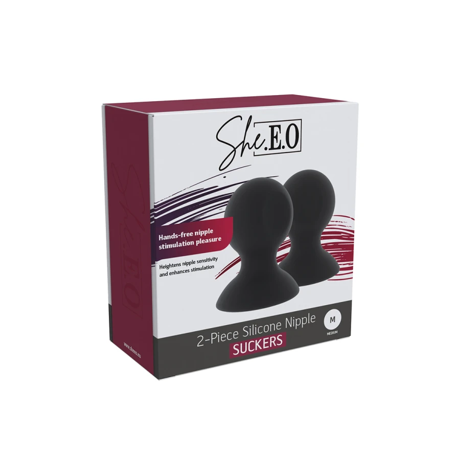 Suceurs de mamelons en silicone taille M - She.E.O